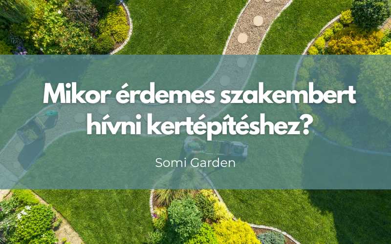 Mikor érdemes szakembert hívni kertépítéshez?
