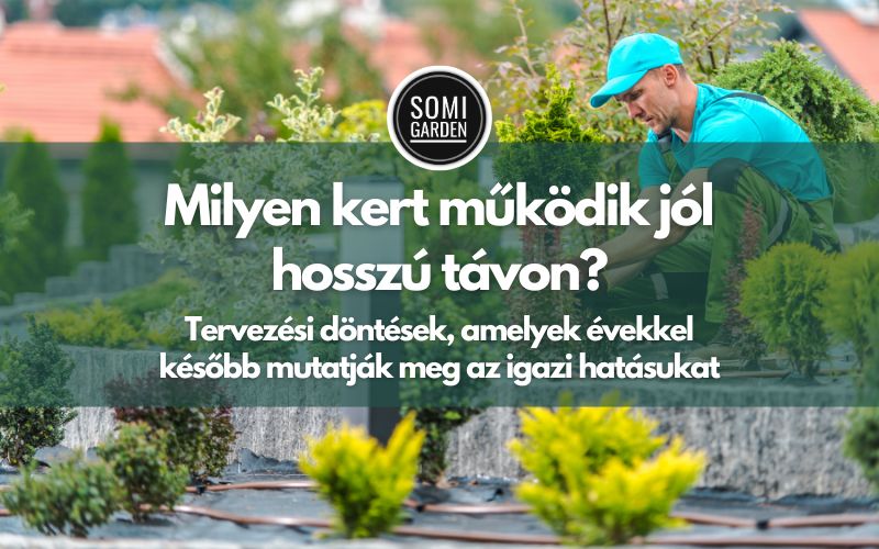 Milyen kert működik jól hosszú távon? Tervezési döntések, amelyek évekkel később mutatják meg az igazi hatásukat