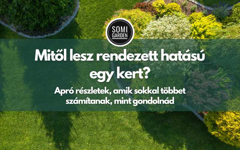 Mitől lesz rendezett hatású egy kert? Apró részletek, amik sokkal többet számítanak, mint gondolnád