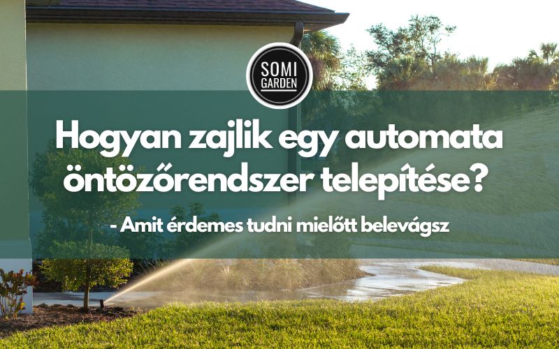 Hogyan zajlik egy automata öntözőrendszer telepítése? - Amit érdemes tudni mielőtt belevágsz