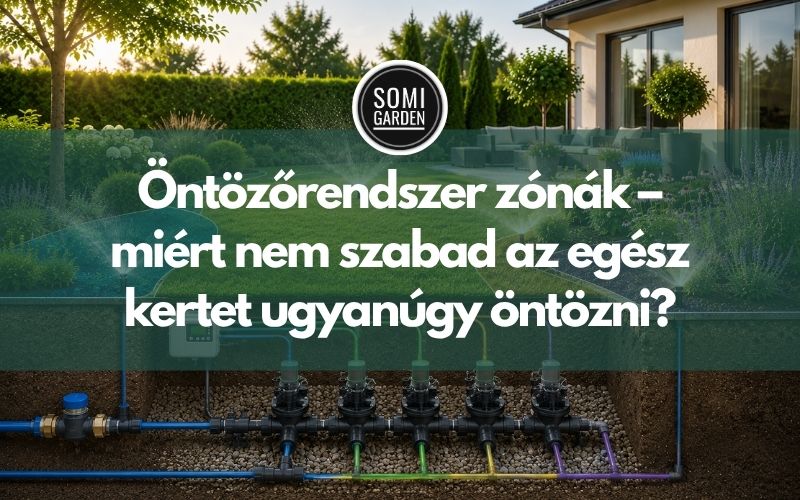 Öntözőrendszer zónák – miért nem szabad az egész kertet ugyanúgy öntözni?