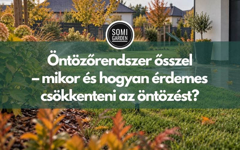 Öntözőrendszer ősszel – mikor és hogyan érdemes csökkenteni az öntözést?
